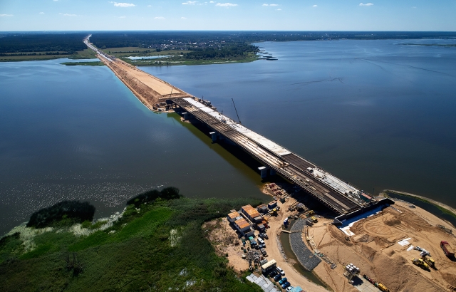 В Тверской области завершается строительство моста через реку Шоша