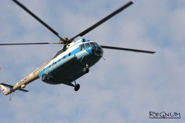 На Алтае проводят проверку после аварийной посадки вертолета Ми-8
