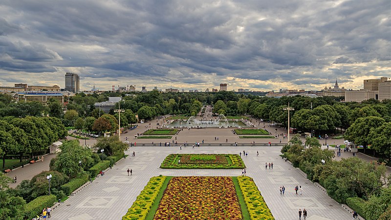 Ландшафтная архитектура парка горького