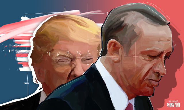 Дональд Трамп и Раджеп Эрдоган