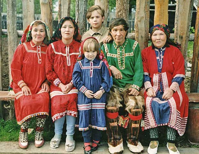 Хантыйская семья 