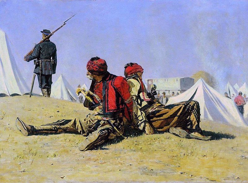 Василий Верещагин. Два ястреба (Башибузуки). 1878