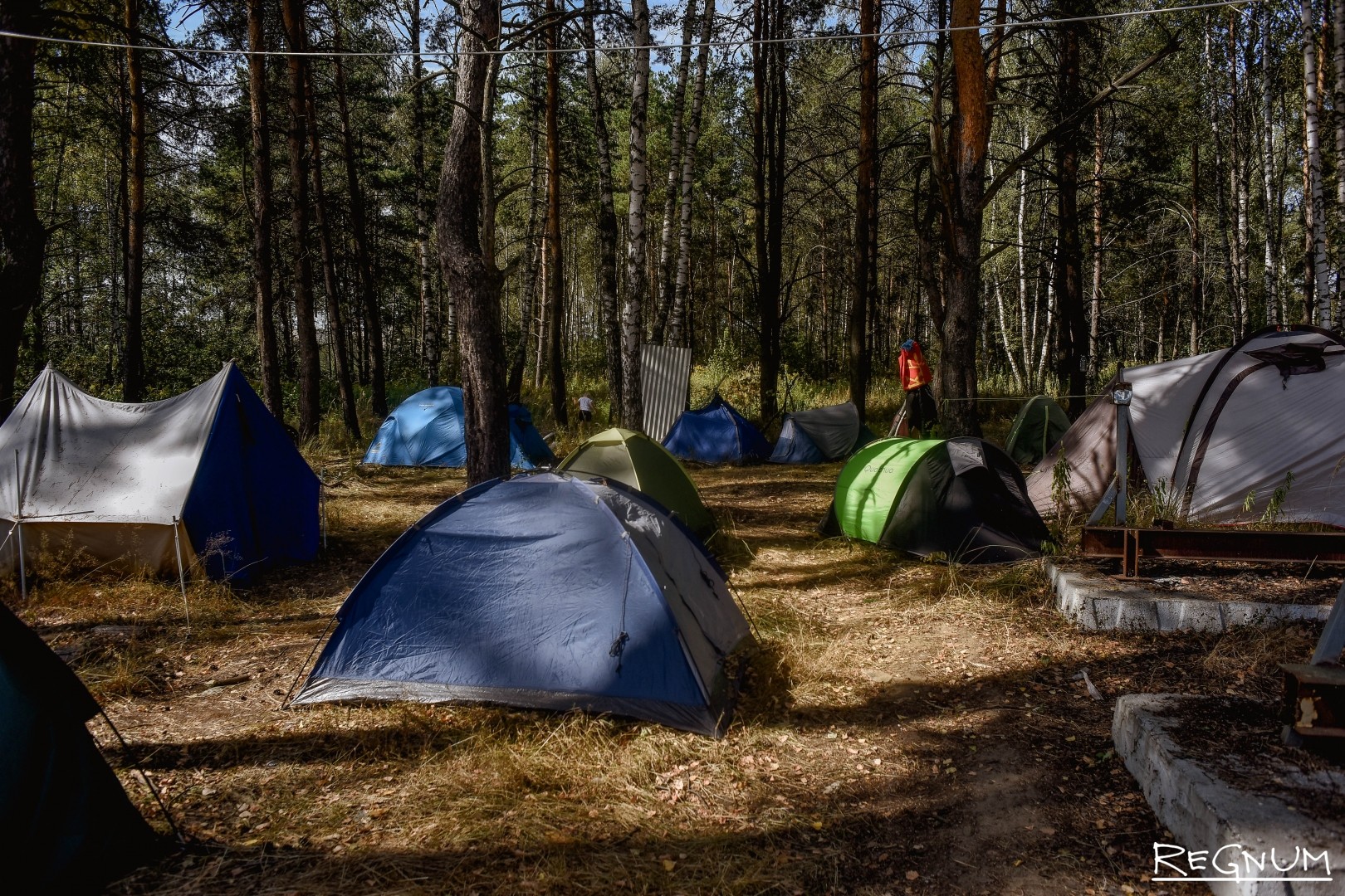 Палаточный лагерь территория