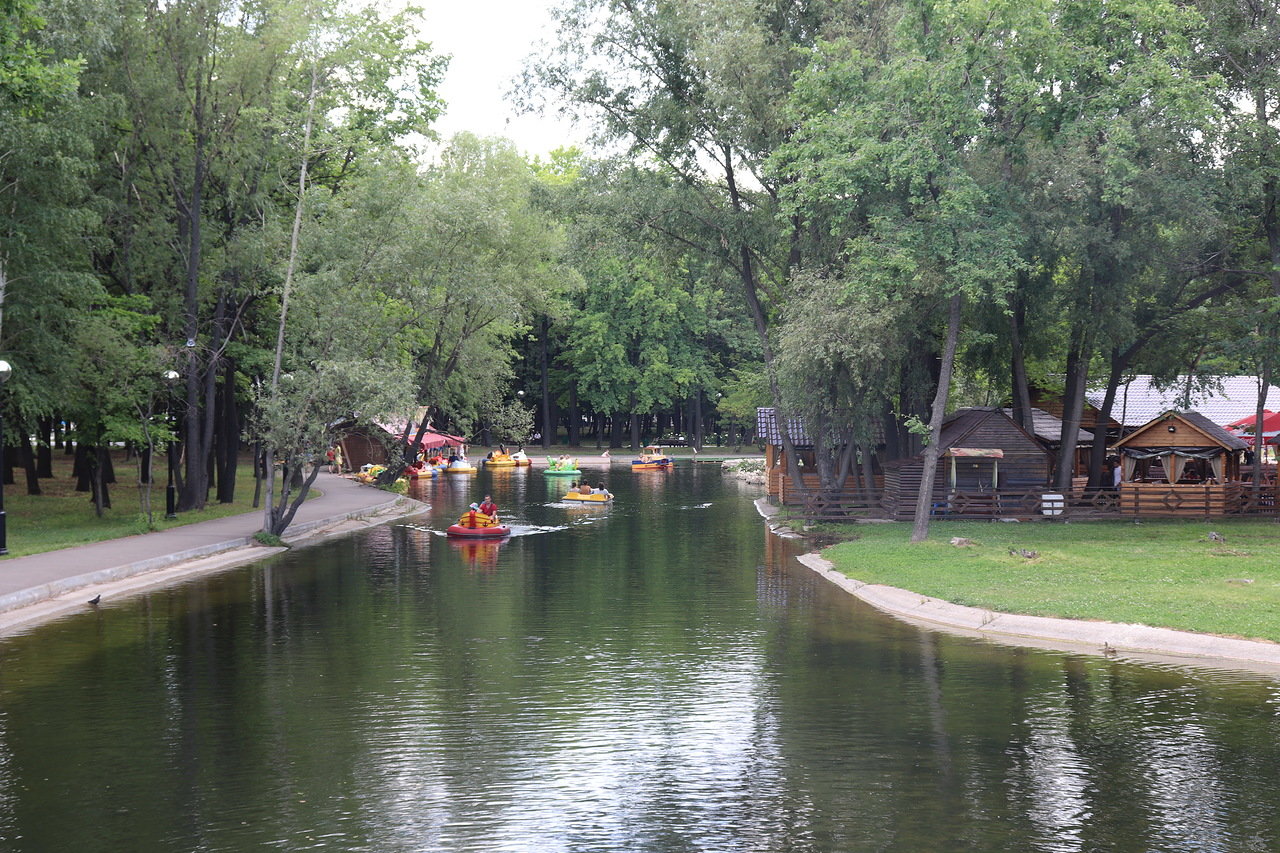 Парк Гагарина Самара пруд