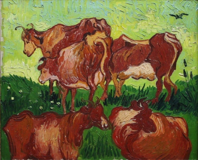 Винсент Ван гог. Коровы