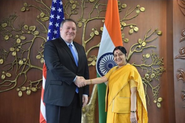 В Индии прошли переговоры с США в формате 2+2