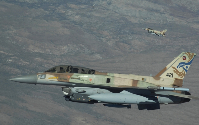 Истребитель F-16 ВВС Израиля 
