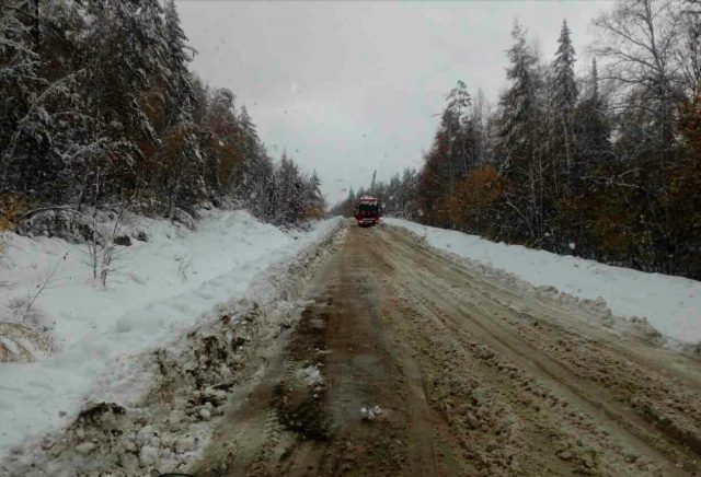 В Забайкалье снежный шторм спровоцировал транспортный коллапс