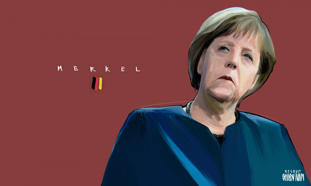 Ангела Меркель провела переговоры с Махмудом Аббасом