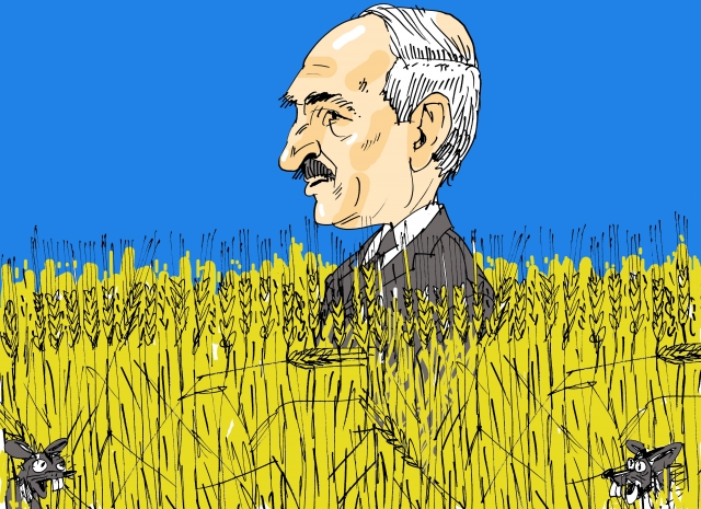 Лукашенко в поле 