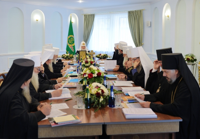 Заседание Священного Синода Русской Православной Церкви 