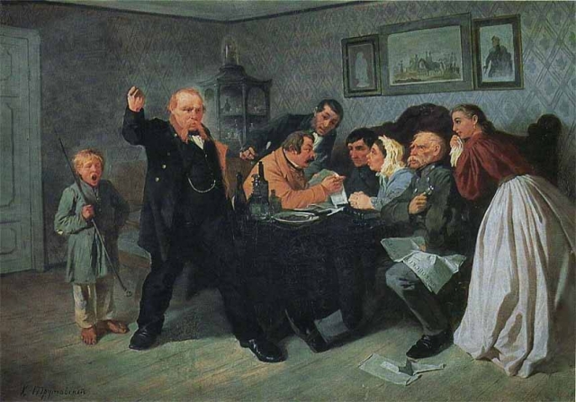 Константин Трутовский. Помещики-политики.1864