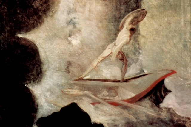 Иоганн Генрих Фюссли. Одиссей перед Сциллой и Харибдой (фрагмент). 1794-1796