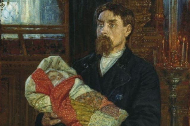 Константин Савицкий. Отец (фрагмент). 1896