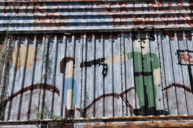 Граффити на пограничной стене. Мексика 
