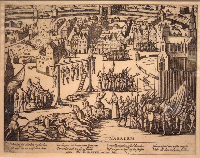 Зверства испанцев в Харлеме в 1573