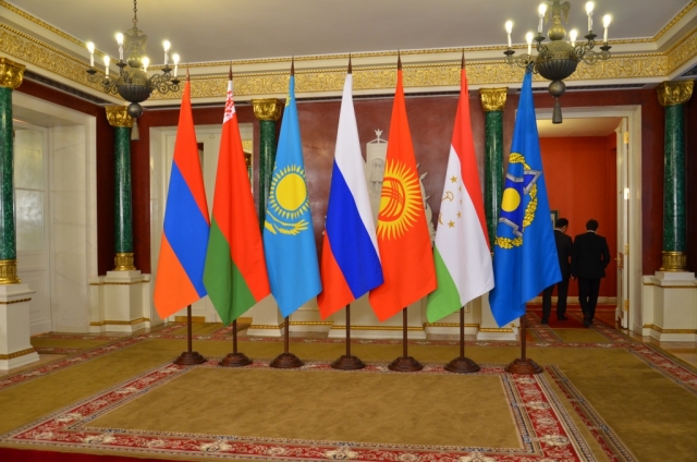 Флаги стран участниц ОДКБ 