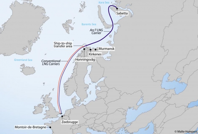 Ямальский газ пойдет в Европу не через Мурманск