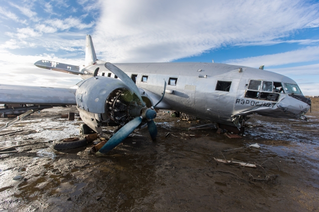 Самолет, потерпевший катастрофу на острове Хейса, вошел в экспозицию музея под открытым небом