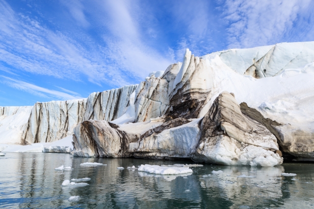 Ледник Седова на острове Гукера 