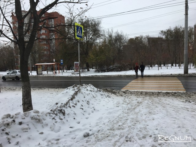 Первый снег в Ростовской области и бездействие: коммунальщики оштрафованы