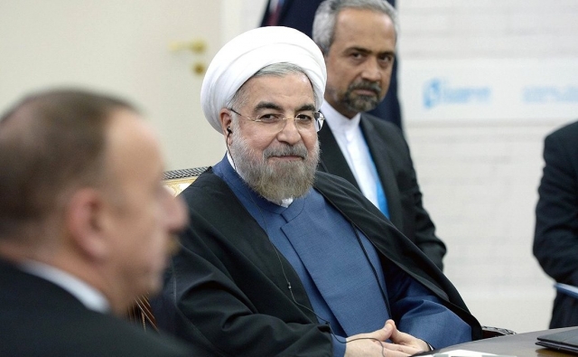 Хасан Рухани и Ильхам Алиев 