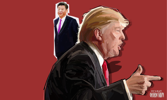 Дональд Трамп и Си Цзиньпин  (3)