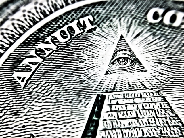 Всевидящее око — символ финансового господства 