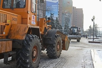 До черного асфальта: как Воронеж справился с первым снегопадом