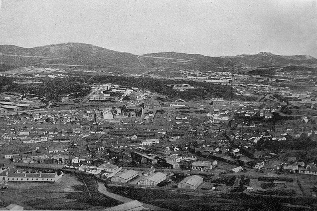 Порт Артур. Туземный город — китайский. Фотография из журнала «Нива» 1904 года