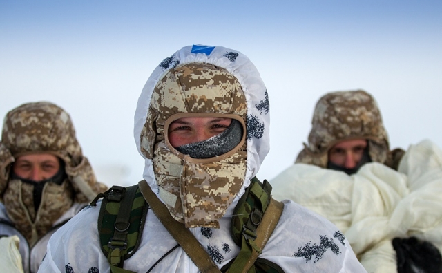Российские солдаты в Арктике 