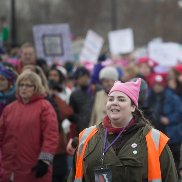 Марш женщин против Дональда Трампа 