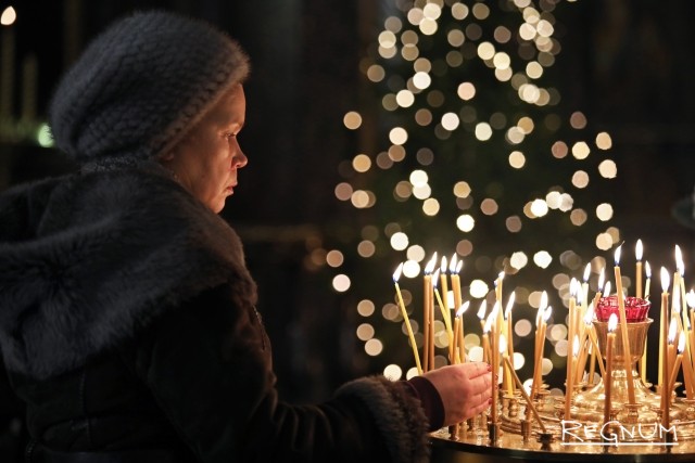 Как встретили Рождество в Казанском соборе Петербурга
