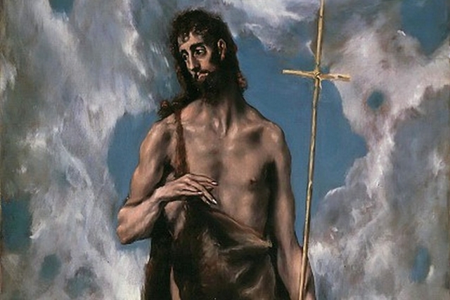 Эль Греко. Иоанн Креститель (фрагмент). ок. 1600