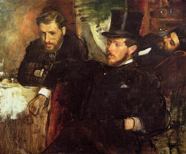 Эдгар Дега. Жантод, Линет и Лайне. 1871