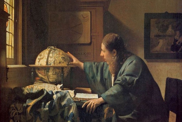 Ян Вермеер. Астроном (фрагмент). ок. 1668