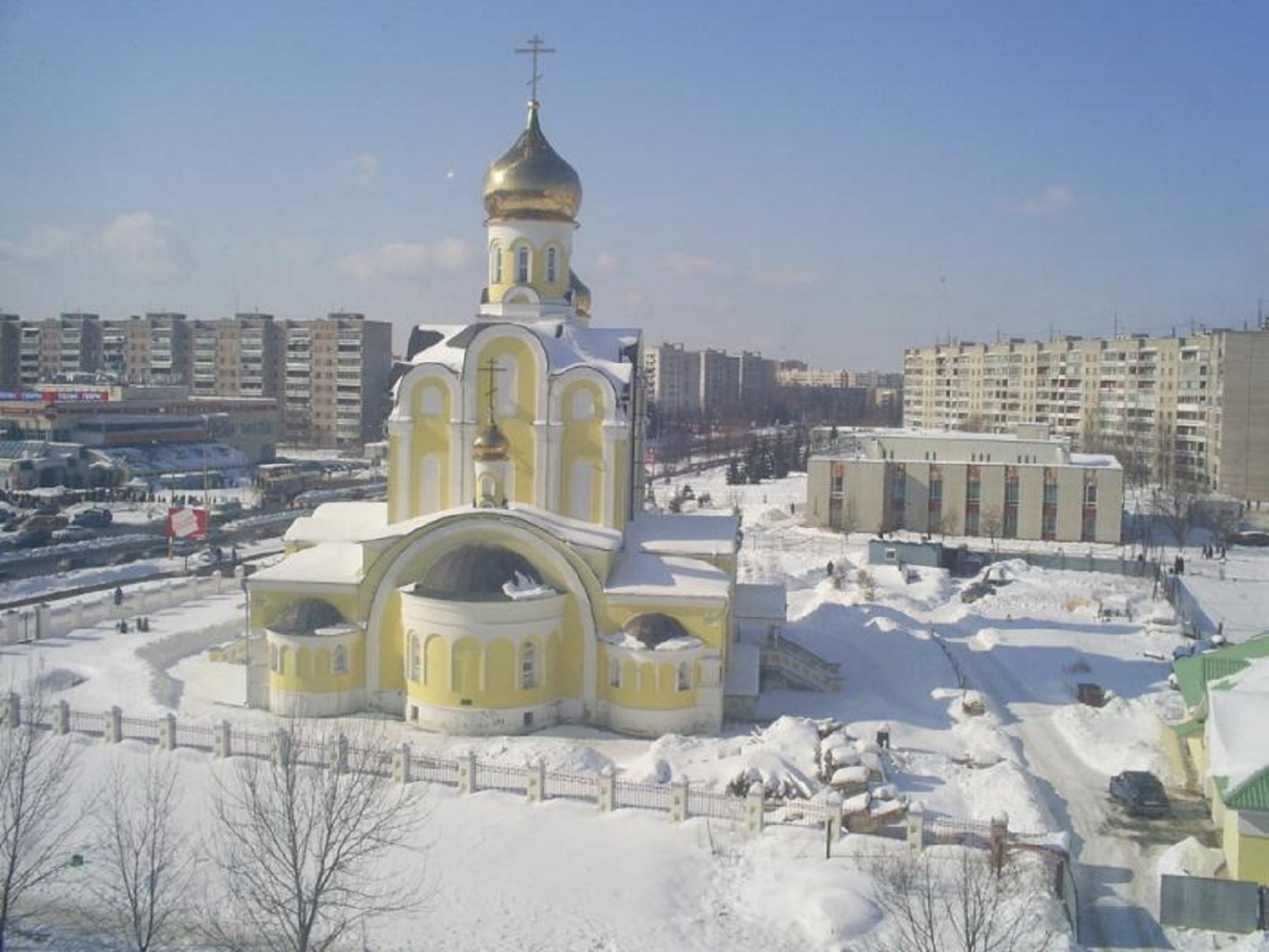 Город Обнинск зимой