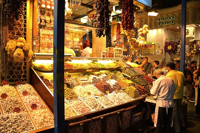 Рынок в Стамбуле. Турция
