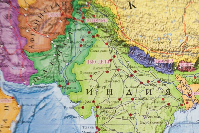  Индия на карте
