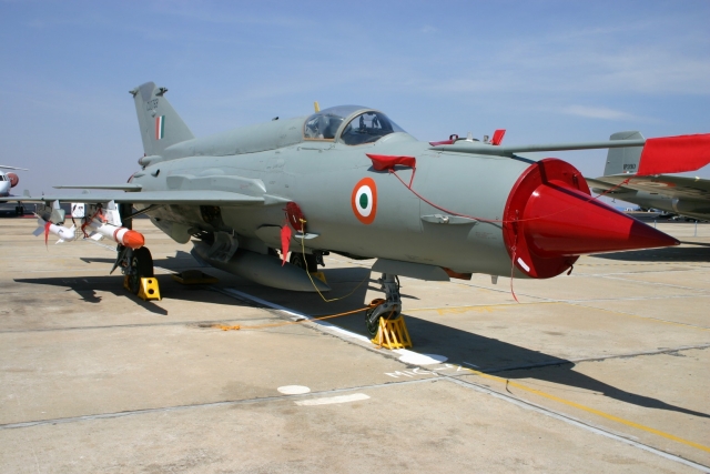 Самолёт МиГ-21 ВВС Индии 