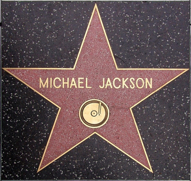 Звезда Майкла Джексона на голливудской «Аллее славы» 