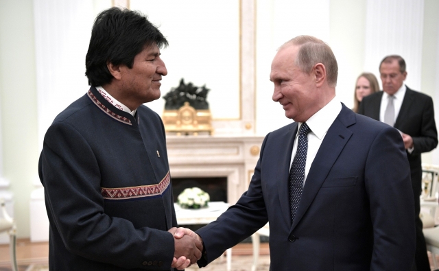 Владимир Путин встретится с президентом Боливии 11 июля в Москве