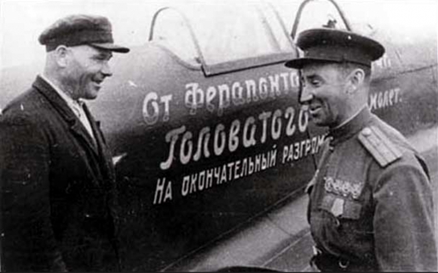 Ферапонт Головатый и Борис Еремин. Май 1944