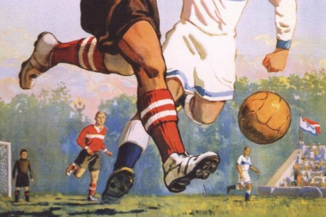 Алексей Кокорекин. Выше класс советского футбола! (фрагмент) 1954