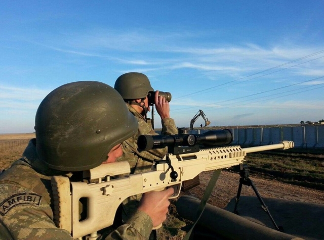 Снайпер турецкой армии 