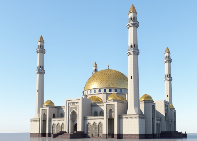 Жители Ингушетии выбрали «золотой» дизайн соборой мечети
