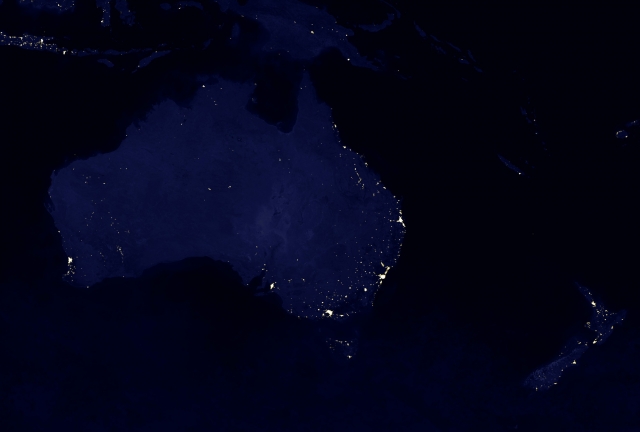 Австралия из космоса 