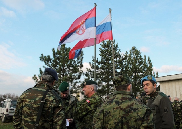 Совместные военные учения России и Сербии. 2014 