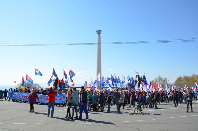 На демонстрацию в Ульяновске вышли свыше 20 тыс. жителей