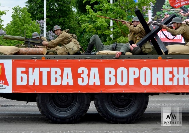 «Палантины», «Ураганы» и Т72Б3 День Победы в Воронеже